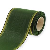 Prodotto Nastro per ghirlanda Moiré 125 mm, verde scuro