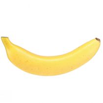 Prodotto Decorazione artificiale di banana gialla, frutto artificiale come quello vero, 18 cm