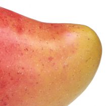 Prodotto Mango artificiale rosso, giallo, manichino alimentare realistico 15 cm