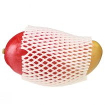 Prodotto Mango artificiale rosso, giallo, manichino alimentare realistico 15 cm