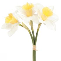 Prodotto Narcisi artificiali fiori di seta narciso bianco 40 cm 3 pz