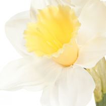 Prodotto Narcisi artificiali fiori di seta narciso bianco 40 cm 3 pz