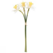 Prodotto Narcisi artificiali fiori di seta narciso bianco 40 cm 3 pz