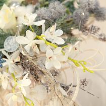 Prodotto Orchidee artificiali con fiori bianchi Ø3,5–5 cm L38 cm 2 pezzi