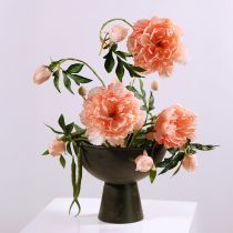 Prodotto Peonie artificiali rosa salmone L60cm 2 pezzi