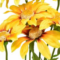 Prodotto Fiori decorativi girasoli artificiali gialli 79 cm 3 pezzi