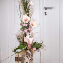 Rami di magnolia artificiale Fiori artificiali rosa H40cm 4 pezzi in mazzetto