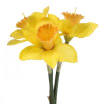 Prodotto Narcisi artificiali fiori di seta narcisi gialli 40 cm 3 pezzi