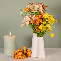 Prodotto Bouquet di camomilla artificiale per una decorazione domestica luminosa e di facile manutenzione, 28 cm, 3 pezzi