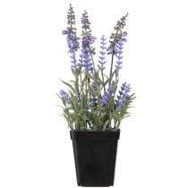Prodotto Lavanda artificiale in vaso Piante artificiali fiorite 25 cm
