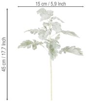 Prodotto Ramo artificiale di Senecio (Senecio americano), finemente lavorato, 45 cm, 3 pezzi