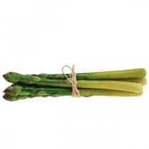 Prodotto Mazzo di asparagi decorativi vegetali asparagi artificiali L23 cm 5 pezzi
