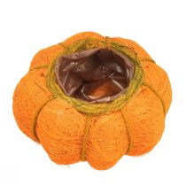 Prodotto Vaso per zucca arancione/giallo-verde in sisal Ø15cm H9cm