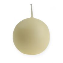 Candele a sfera 80mm crema 6pz