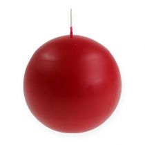 Prodotto Candele a sfera 100mm rosse 6pz