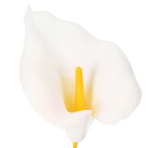 Prodotto Calla artificiale con stami gialli, fiori decorativi, 35 cm, 10 pezzi