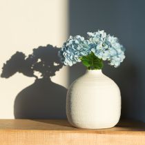 Prodotto Fiori di ortensia artificiali, design realistico, per la decorazione del soggiorno, 34 cm, 3 pezzi