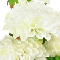 Prodotto Fiori artificiali decorativi dalie artificiali bianche 50 cm