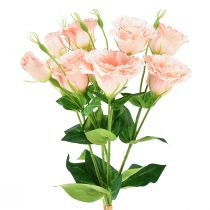 Prodotto Fiori artificiali Eustoma Lisianthus rosa 52 cm 5 pz