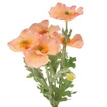 Prodotto Fiori artificiali decorazione di fiori di papavero artificiale 35 cm mazzo 3 pezzi