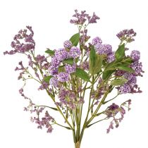 Prodotto Bouquet di fiori artificiali fiori di seta ramo di bacche viola 51 cm