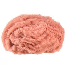 Prodotto Cordoncino decorativo in pelliccia sintetica rosa cordoncino realizzato in pelliccia artificiale 50 g 30 m