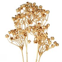 Prodotto Piante artificiali lino decorazione dell&#39;Avvento oro artificiale 54 cm 4 pz