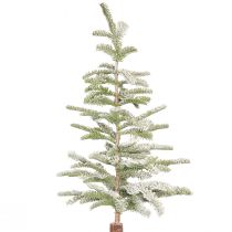 Prodotto Abete artificiale su placca metallica decorazione invernale con neve 35x115 cm