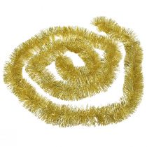 Prodotto Ghirlanda glamour di orpelli dorati 270 cm – Perfetta per decorazioni festive ed eleganti