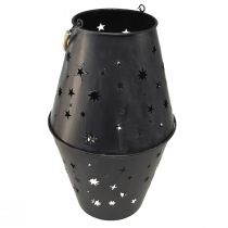 Prodotto Lanterna sospesa in metallo color antracite con stelle – Ø18,5 cm, altezza 50 cm – elegante illuminazione per interni ed esterni