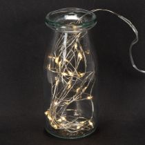 Prodotto Luci a stringa a LED per interni, alimentate a batteria, luce bianca calda, 30 LED, 3 m, 6 pezzi