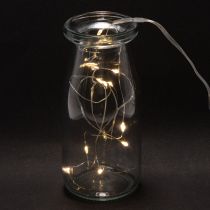 Prodotto Luci decorative a batteria per interni, luce bianca calda, 10 LED, lunghezza 1 m, 6 pezzi