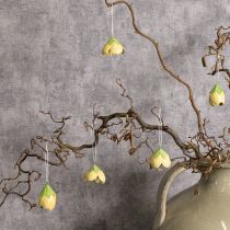 Prodotto Fiore in metallo da appendere per decorazioni romantiche da interni ed esterni, 6 cm, 6 pezzi