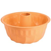 Prodotto Stampo decorativo in metallo per torta Bundt, colore arancione, Ø23cm H12cm