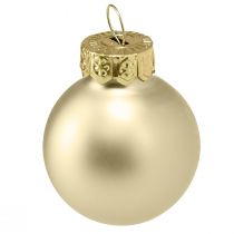 Prodotto Mini palline per albero di Natale palline per albero di vetro perlate Ø2,5 cm 22 pz