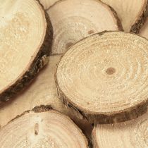 Prodotto Mini dischi di legno decorativi per alberi naturali Ø3-6cm 600g