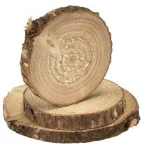 Prodotto Mini fette di legno, decorazione naturale, Ø3-6cm, 600g, fai da te