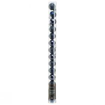 Prodotto Mini palline di Natale blu mix infrangibile Ø3cm 14 pz