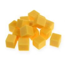 Mini cubetti di schiuma stick bagnati gialli 300 pezzi