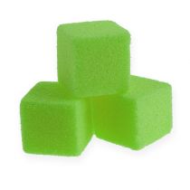 Mini cubo di schiuma umida verde 300p