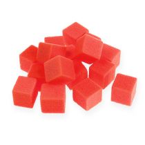 Mini cubo in schiuma bagnata rosso 300p