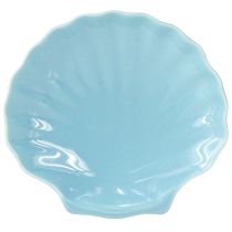 Prodotto Piatto conchiglia ciotola marittima ceramica blu bianco 14cm 3pz