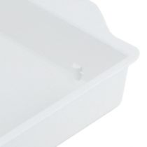 Prodotto Vassoio per schiuma floreale OASIS® Bianco 23×11×2,5cm 25 pz.