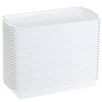 Prodotto Vassoio per panini bianco OASIS® per fiori e decorazioni 23x11x2,5 cm, set da 25 pezzi