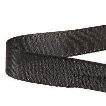 Prodotto Nastro decorativo nastro regalo nastro nero cimosa 15mm 3m 10 pezzi