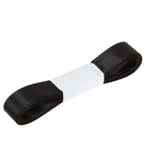 Prodotto Nastro decorativo nastro regalo nastro nero cimosa 15mm 3m 10 pezzi