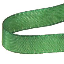 Prodotto Nastro decorativo verde nastro regalo orlato verde scuro 15 mm 3 m x 10 pezzi