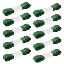 Prodotto Nastro decorativo verde nastro regalo orlato verde scuro 15 mm 3 m x 10 pezzi