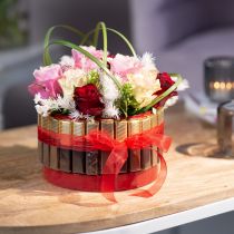 Prodotto Nastro organza con cimosa 1,5cm 50m rosso