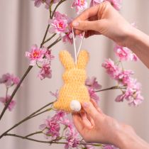 Prodotto Coniglietto pasquale da appendere, una graziosa decorazione primaverile per interni, 13 cm, 3 pezzi